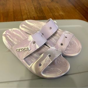 Crocs Classic Two-Strap Slide Sandals